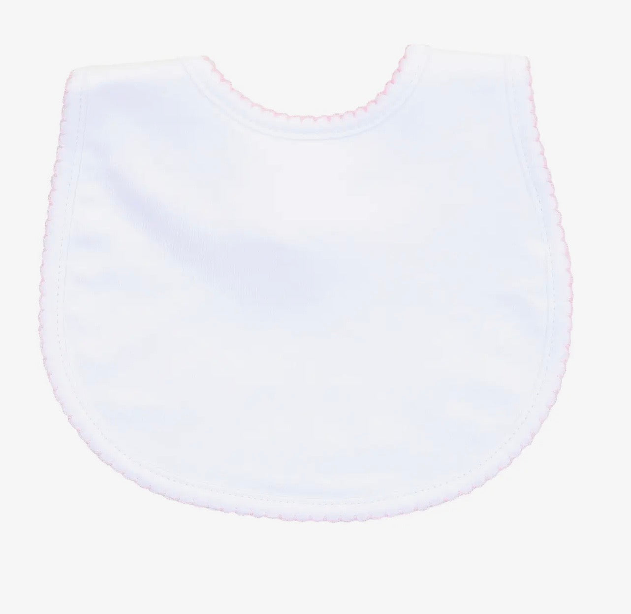 Picot Trimmed Gown (White with Pink)
