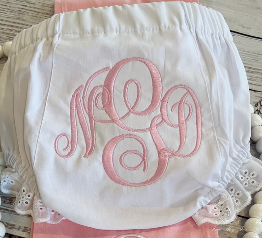 Eyelet Baby Bloomers