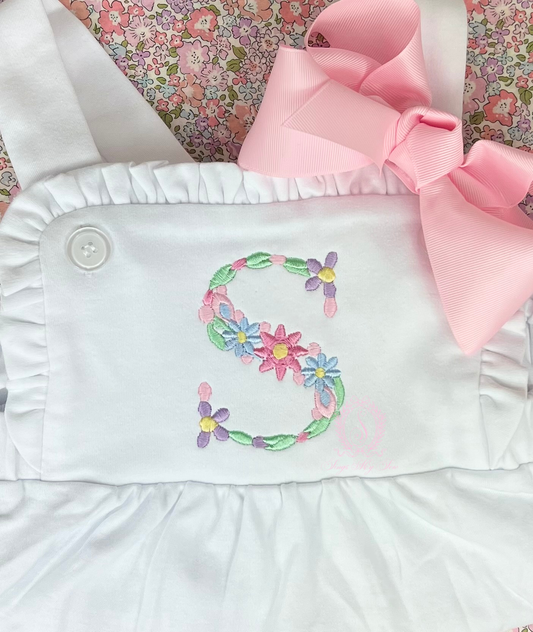 Vintage Ruffle Bubble Romper