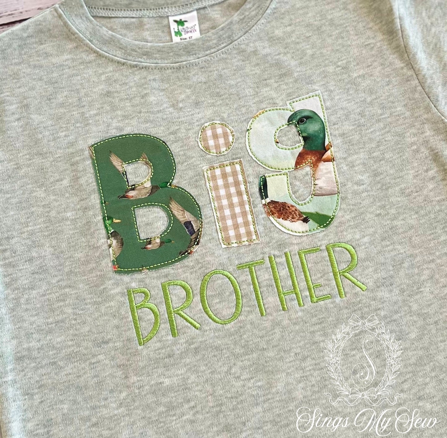 Big Brother Shirt (Solid Sage)