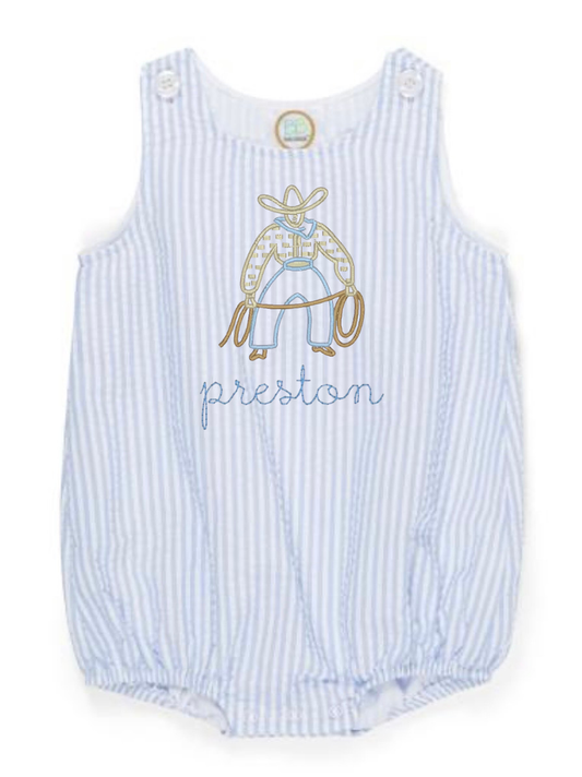 Seersucker Sun Bubble (Light Blue)