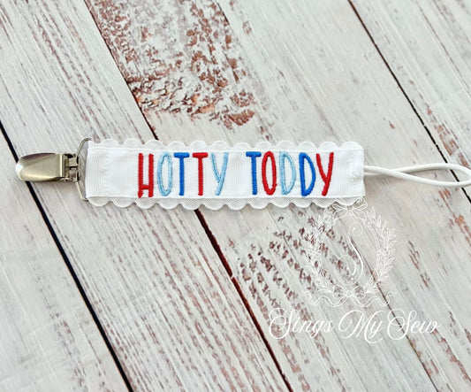 Hotty Toddy/Hail State Paci Clips