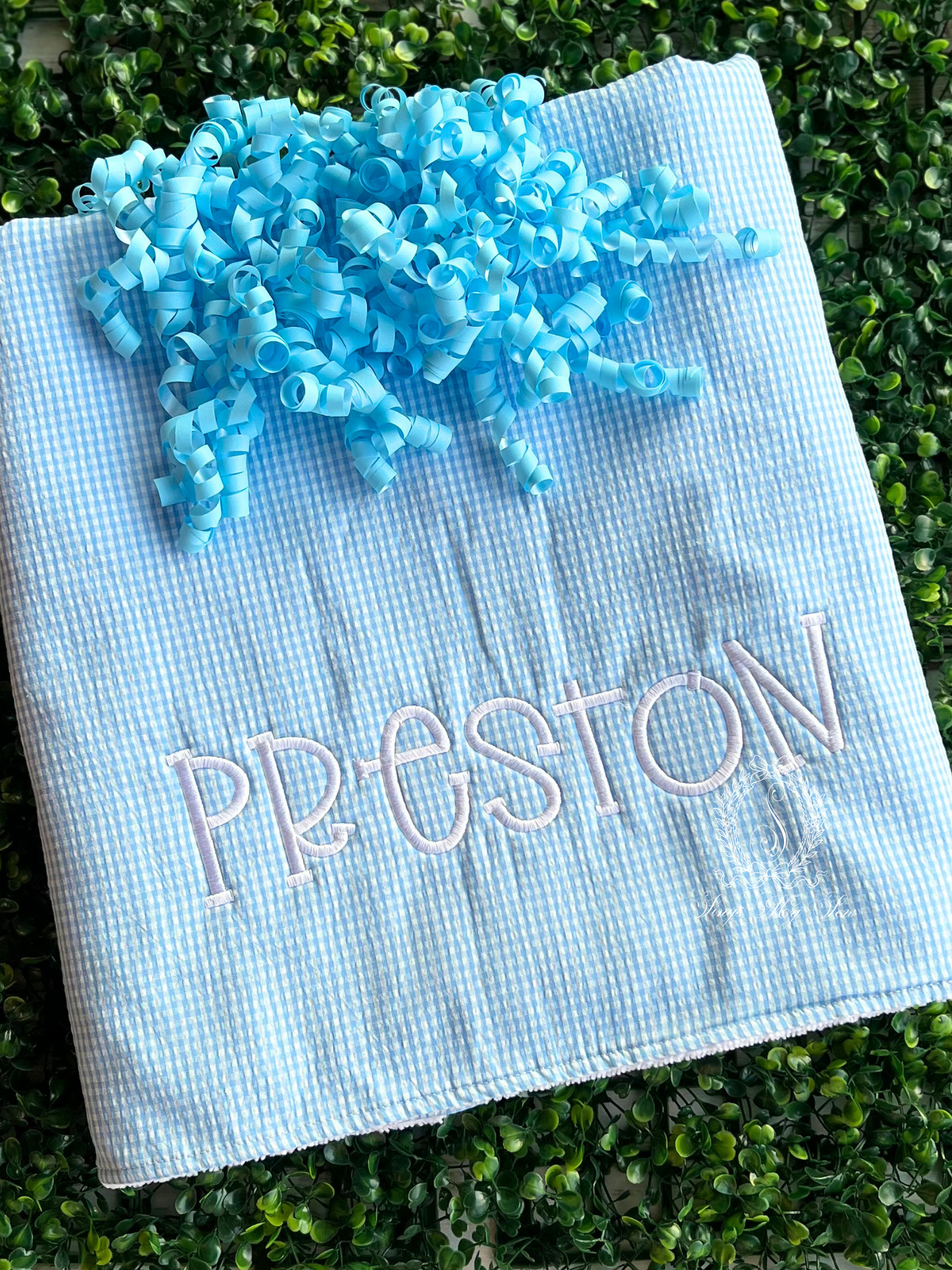 Seersucker Gingham Towels