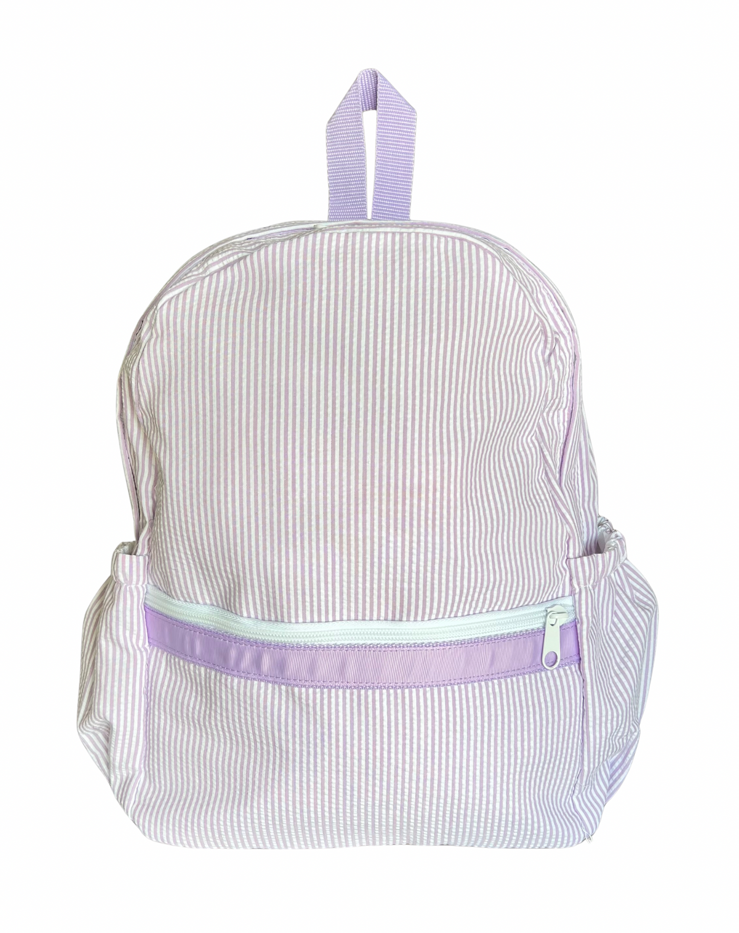 Seersucker Backpack (Lavender)