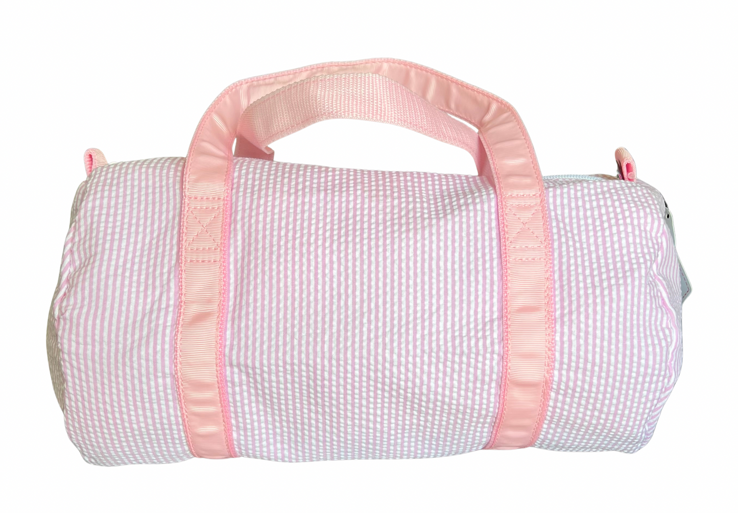 Seersucker Duffle Bag (Pink)