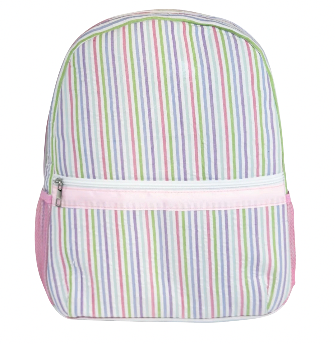 Seersucker Backpack (Multicolor)