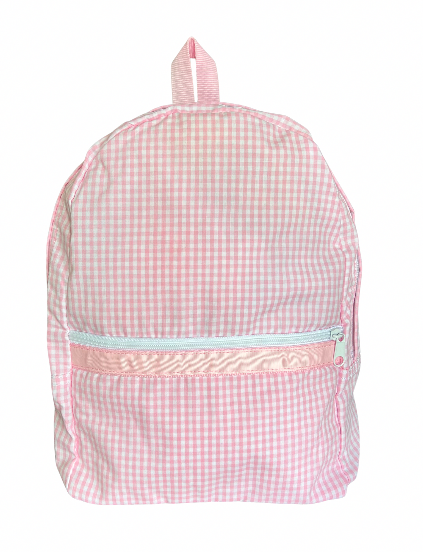 Gingham Backpack (Pink)
