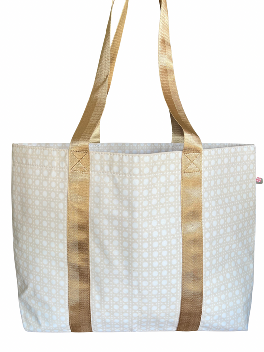 Wipeable Tote (Cream)