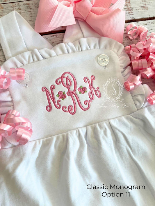 Vintage Ruffle Bubble Romper