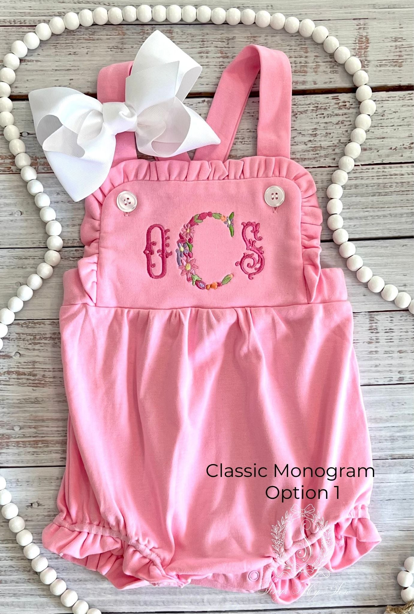 Vintage Ruffle Bubble Romper