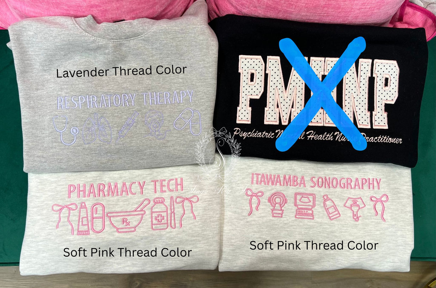 Occupational Sweatshirts (All Design Options)