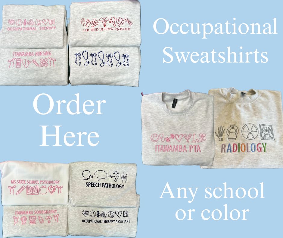 Occupational Sweatshirts (All Design Options)