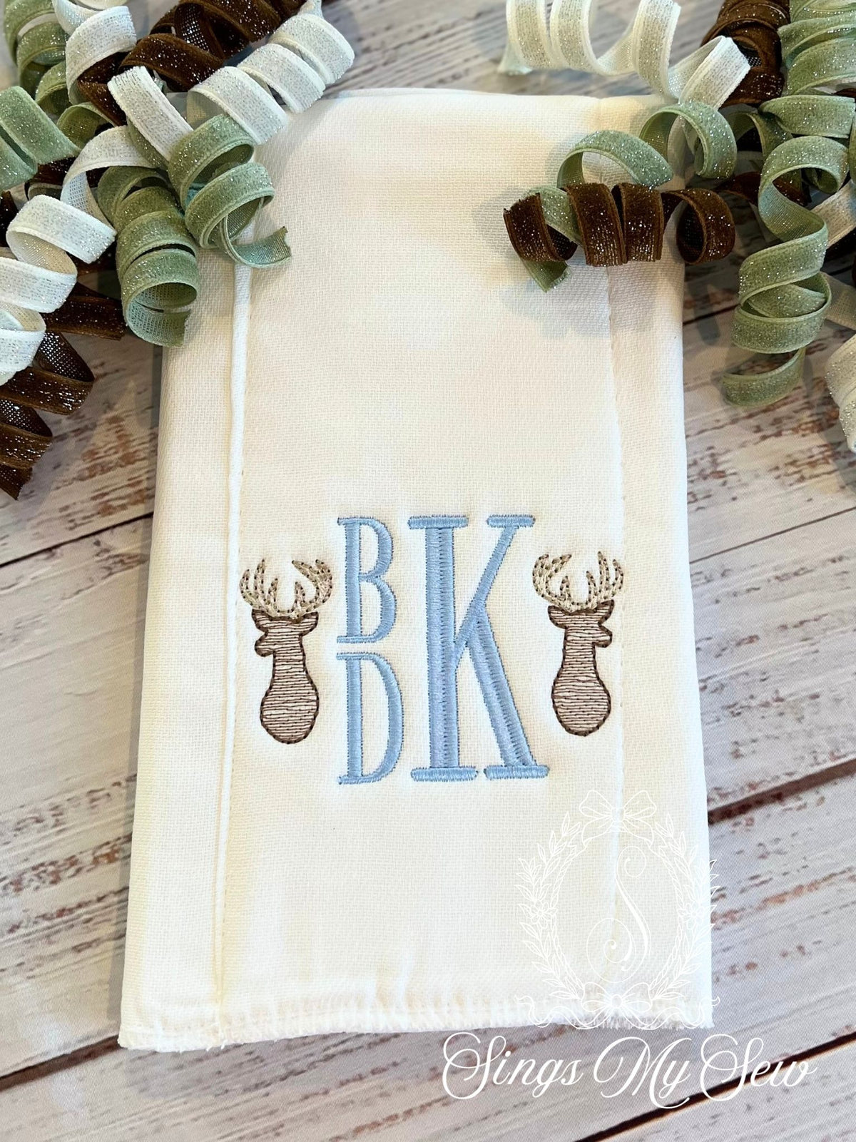 Tri-Fold Burp Cloths-Wildlife Collection