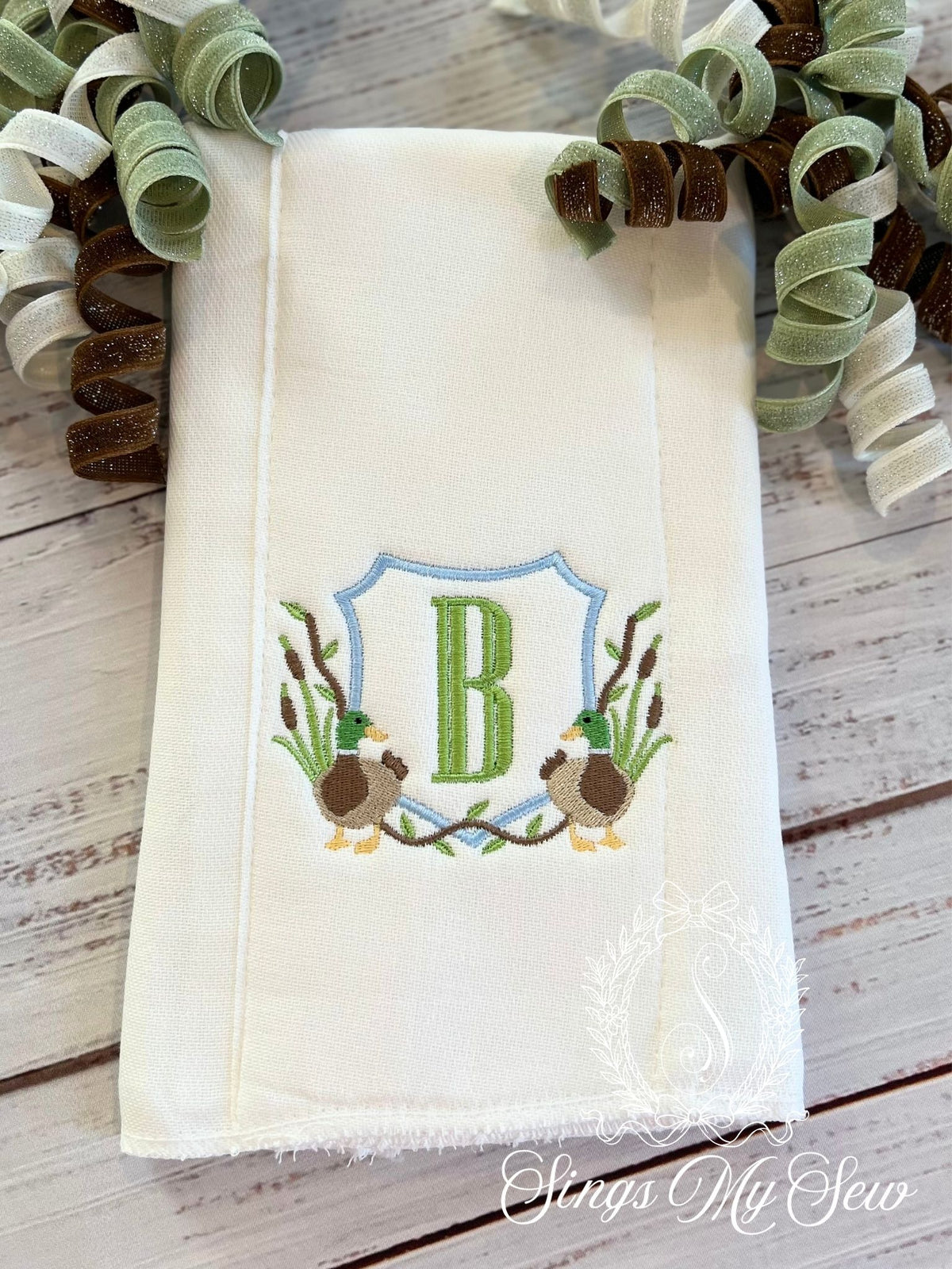 Tri-Fold Burp Cloths-Wildlife Collection