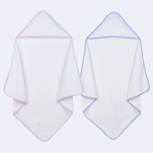 Hooded Gingham Edge Towels