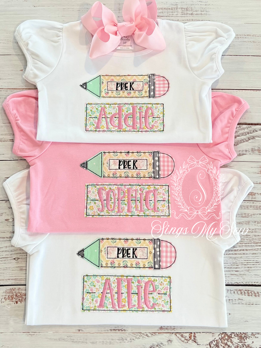 PRE-K Back to School Shirt