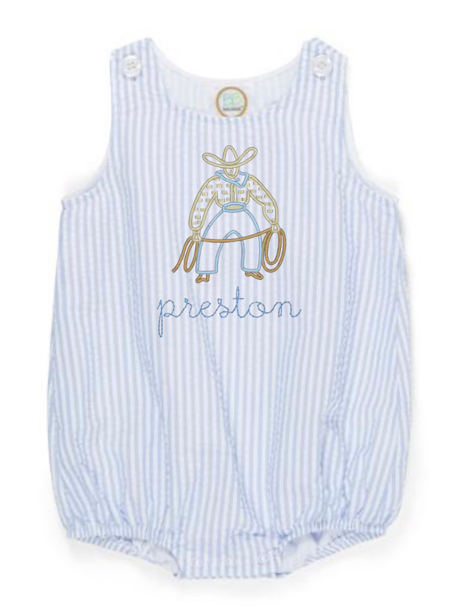 Seersucker Sun Bubble (Light Blue)