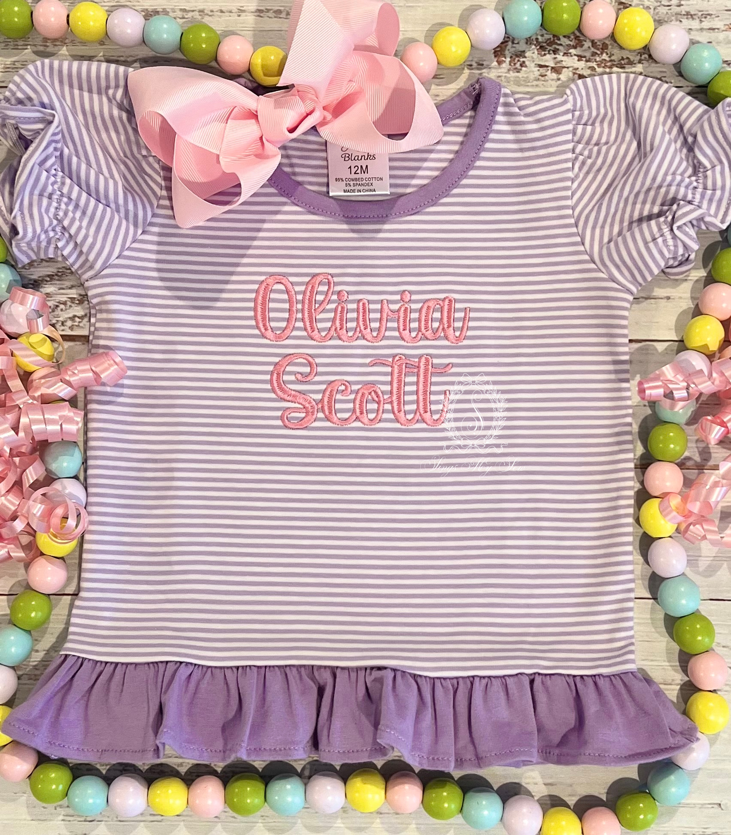 Ruffle Stripes Shirts