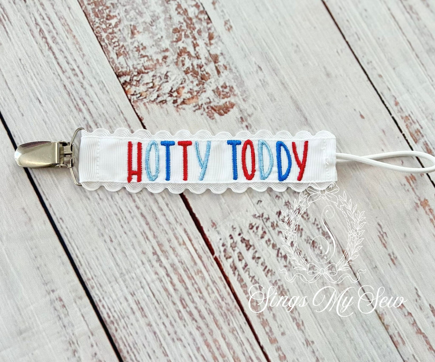 Hotty Toddy/Hail State Paci Clips