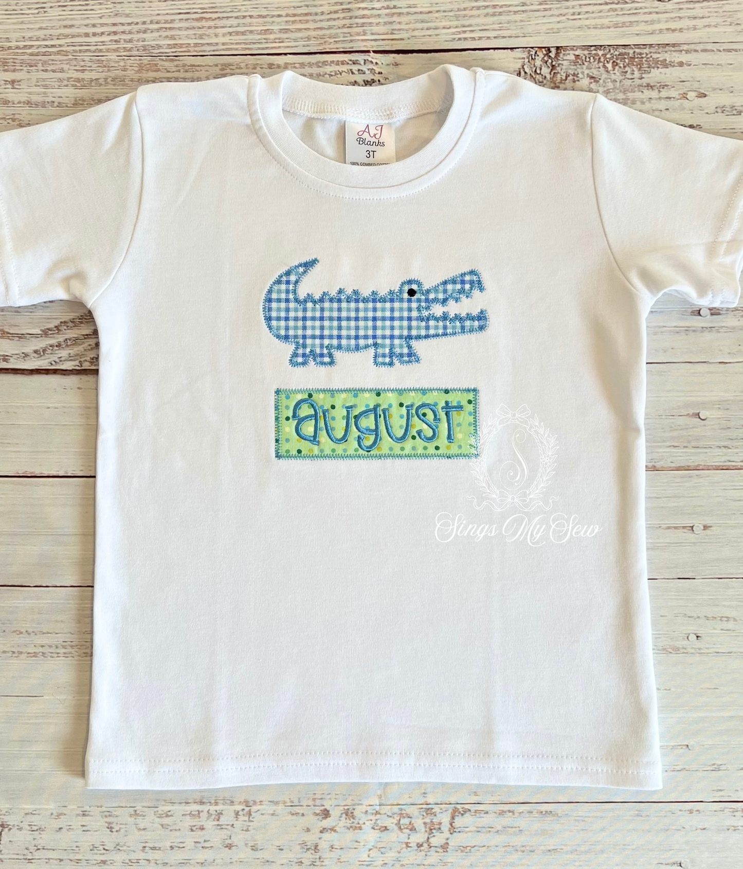 Alligator Name Plate Short Sleeve Shirt