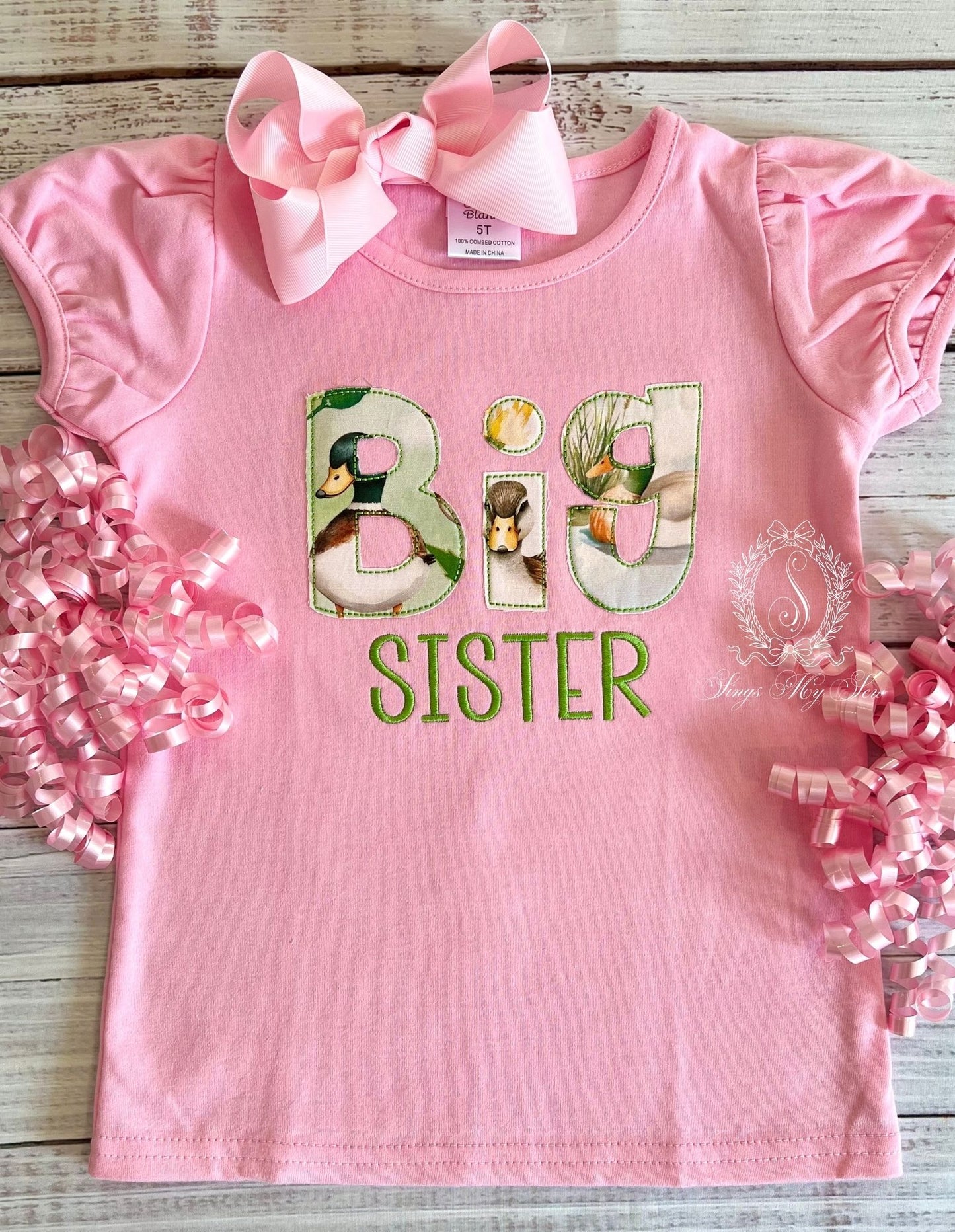 Big Sister Shirt (Pink)