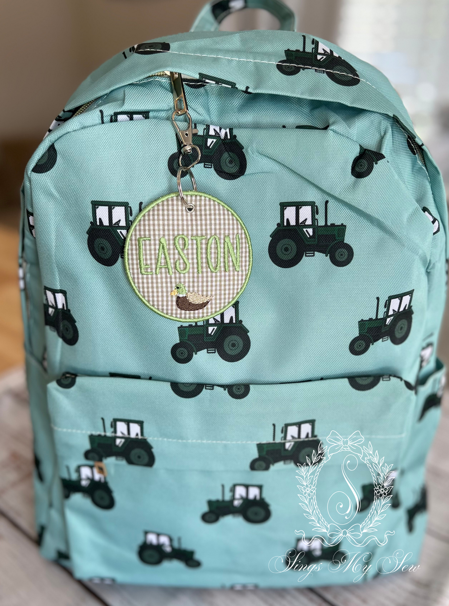 Mallard Duck Name Bag Tag