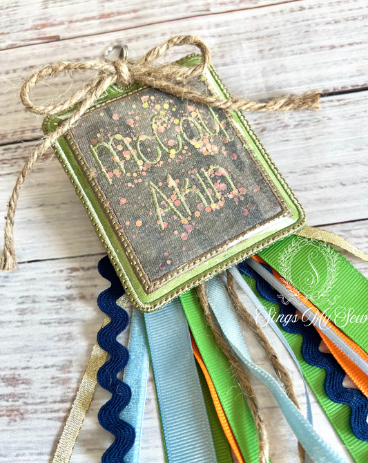 Camo Shaker Name Bag Tag