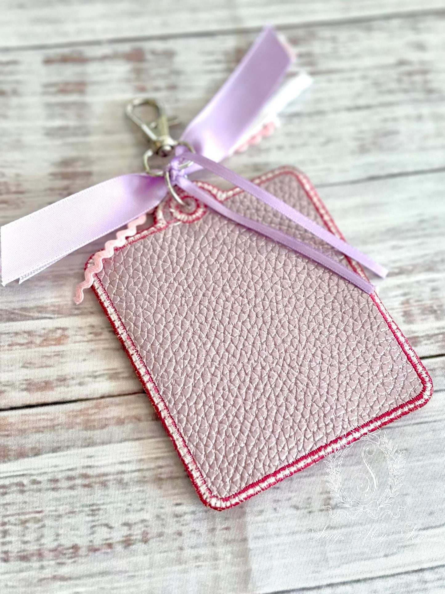 Notebook Paper Name Bag Tag