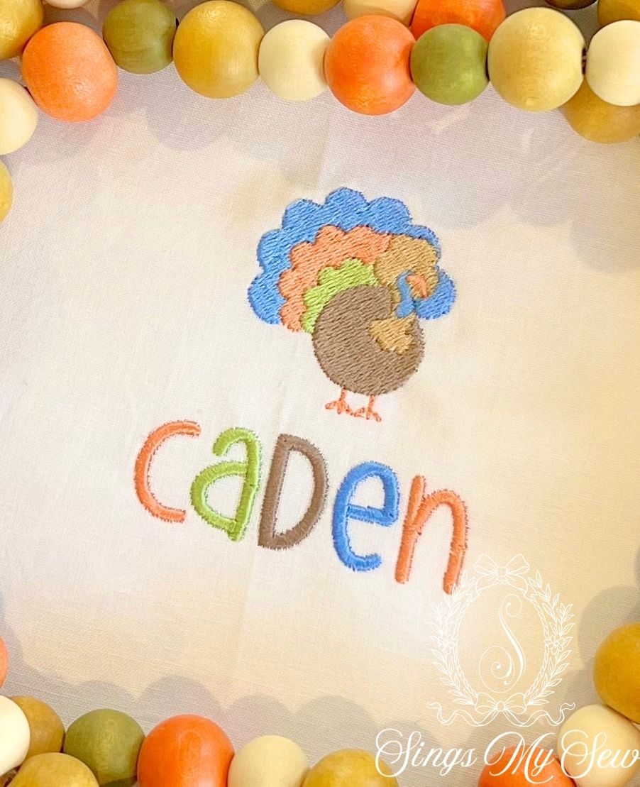 Turkey Multi Color Boys Name Shirt