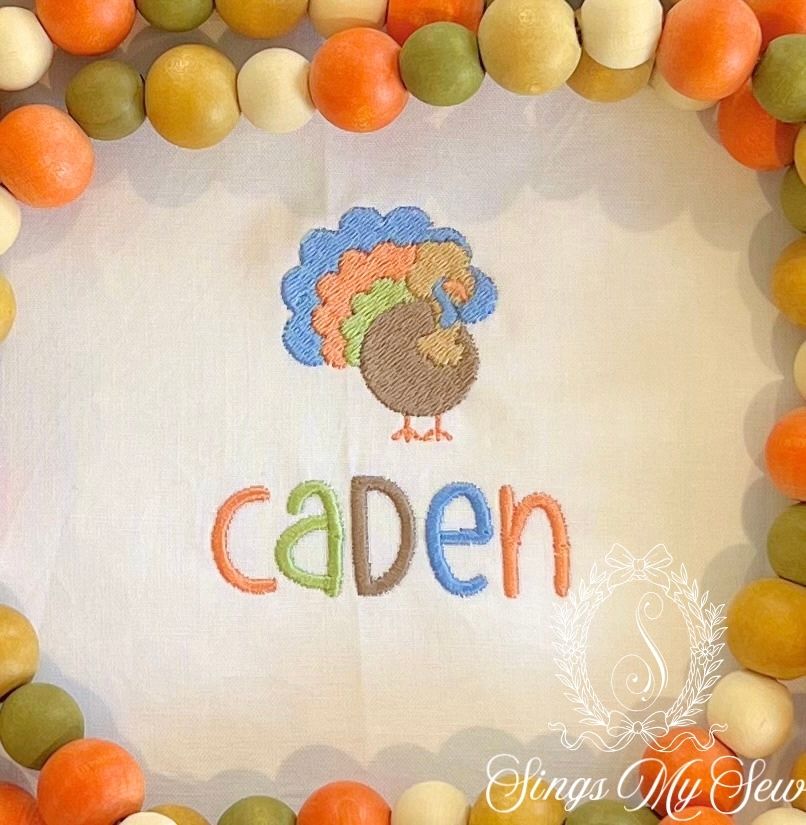 Turkey Multi Color Boys Name Shirt