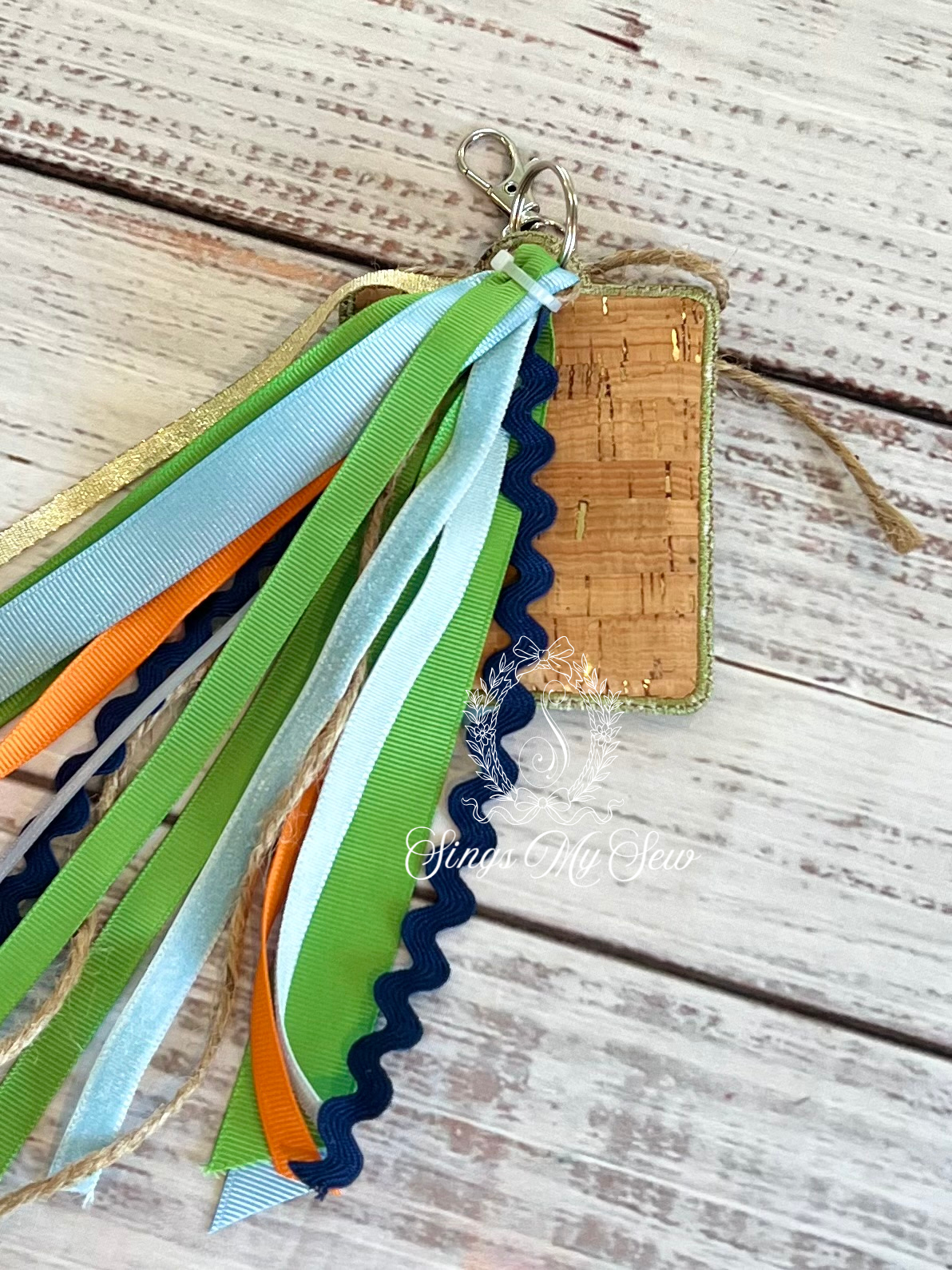 Camo Shaker Name Bag Tag