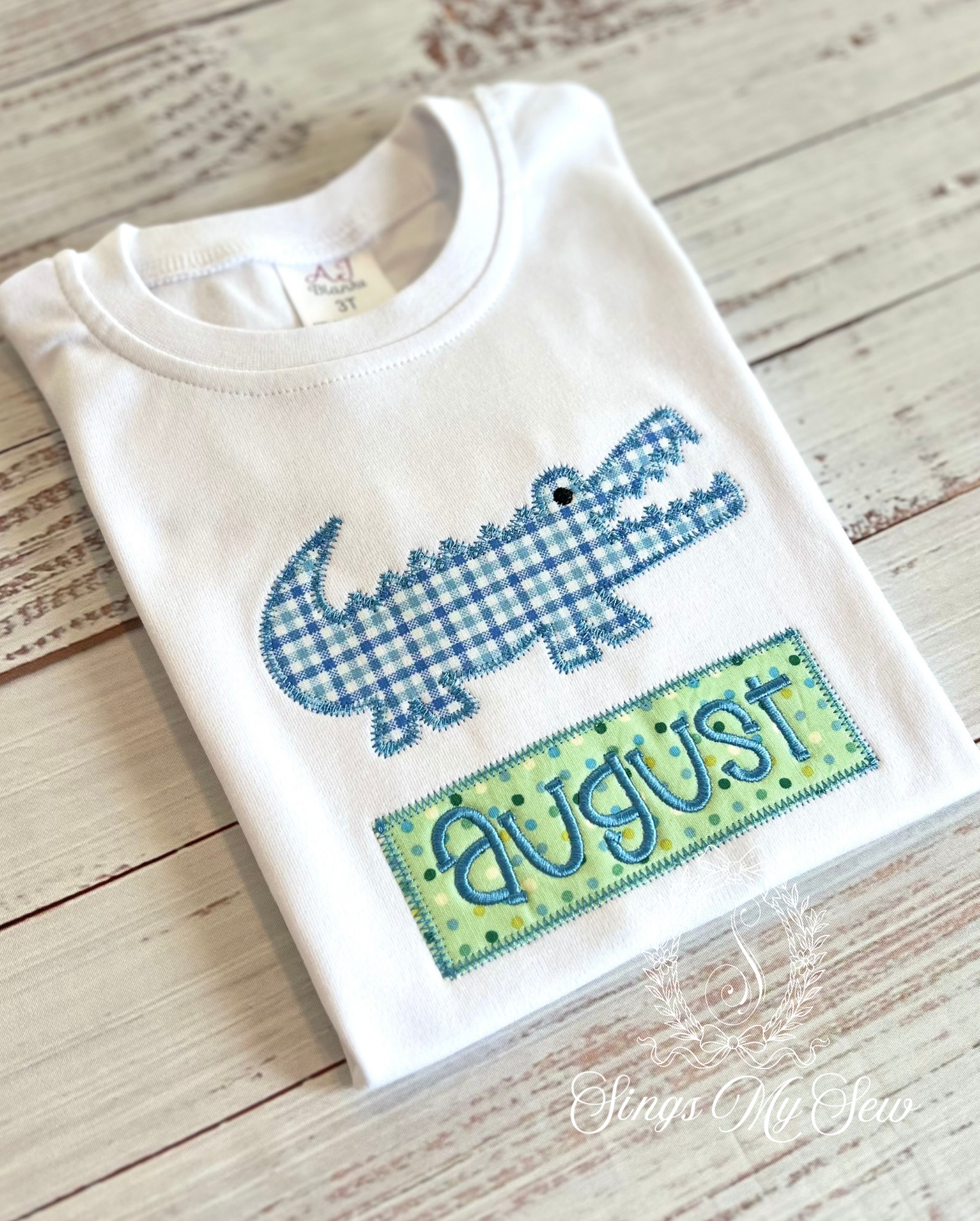 Alligator Name Plate Short Sleeve Shirt